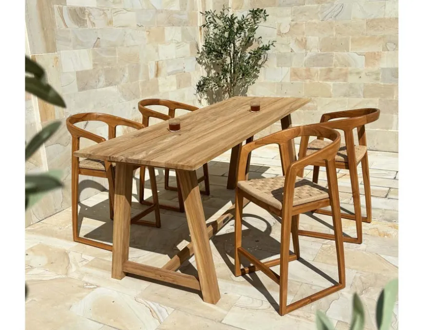 Hercules Teak Bar – 80x240 cm