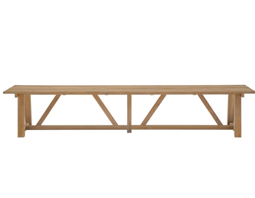 Hercules Teak Plankebord - 100x400 cm