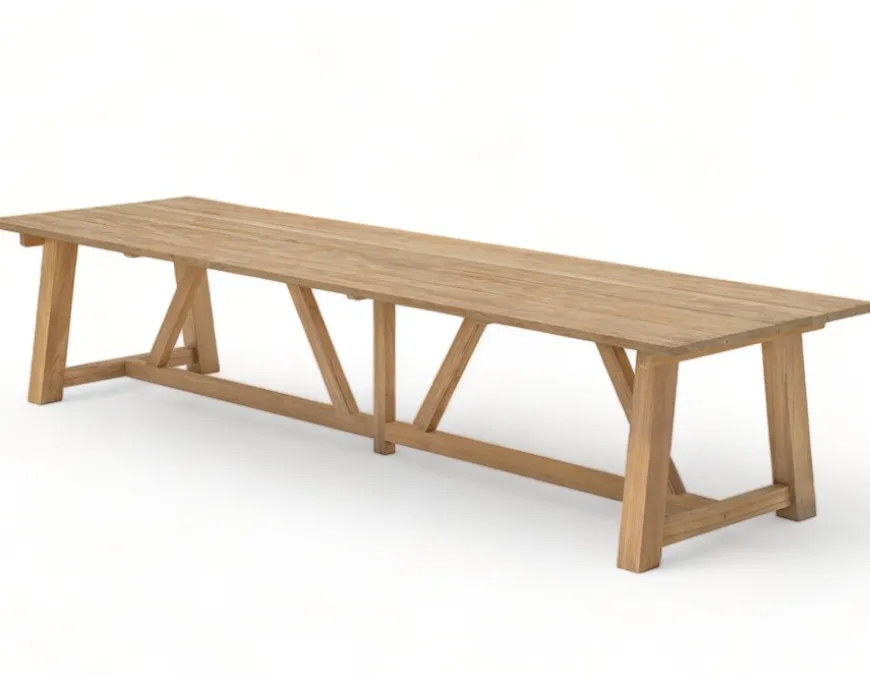 Hercules Teak Plankebord - 100x400 cm
