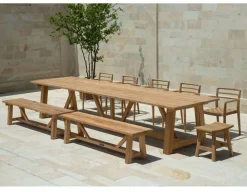 Hercules Teak Plankebord - 100x400 cm