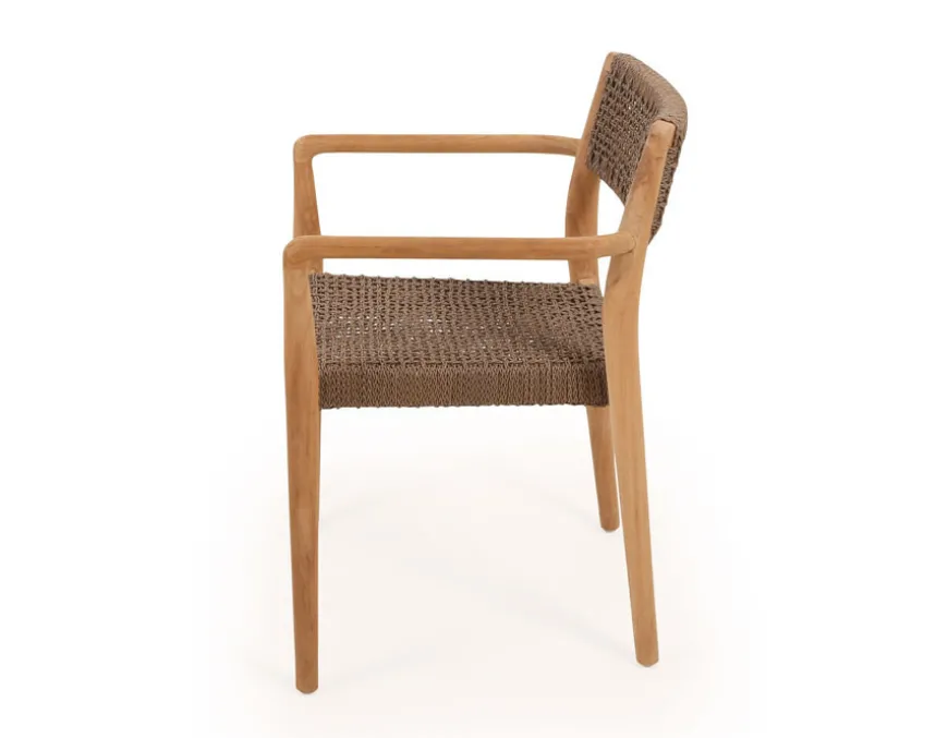 Hercules Tonka Teak havemøbelsæt m/6 stole - 100x246 cm