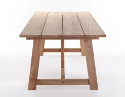Hercules Tonka Teak havemøbelsæt m/6 stole - 100x246 cm