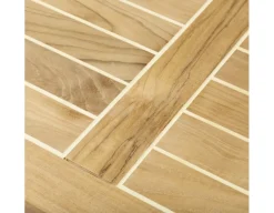 Hvid hyndebox m/teak låg