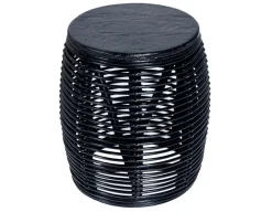 Jawi Skammel - Naturrattan - Sort