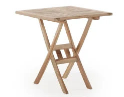 Køln Teak cafesæt - 70x70 cm