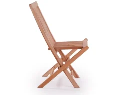 Køln Teak cafesæt - 70x70 cm
