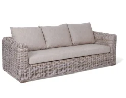 Kubu Sofa - Naturrattan - 3 pers.