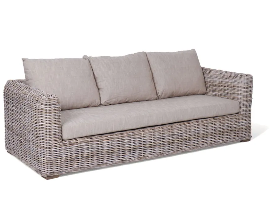Kubu Sofa - Naturrattan - 3 pers.