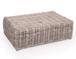 Kubu Sofabord m/glasplade - Naturrattan