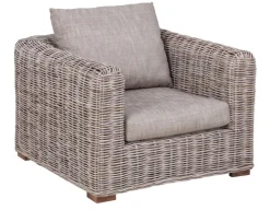 Kubu Sofastol - Naturrattan