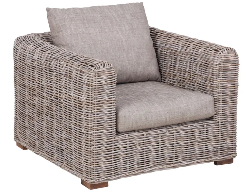 Kubu Sofastol - Naturrattan