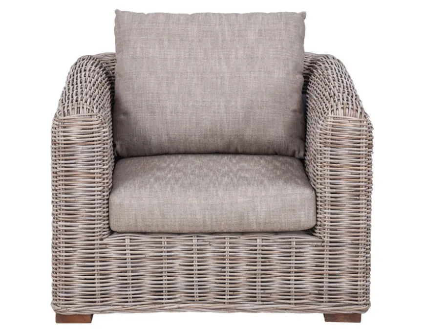 Kubu Sofastol - Naturrattan