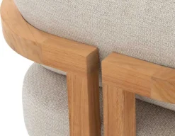 Las Vegas Teak Chaiselong