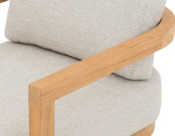Las Vegas Teak Chaiselong