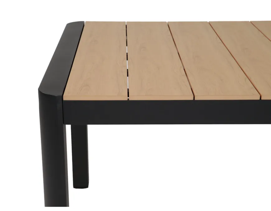 Lohals Malmø Havemøbelsæt m/6 stabelstole - 95 x 205/275 cm