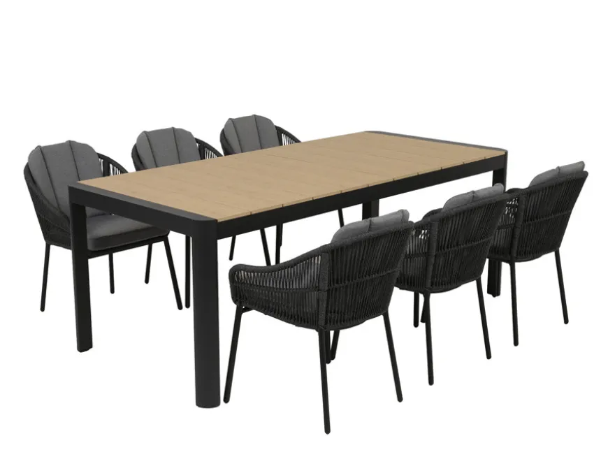Lohals Svala Havemøbelsæt - 95 x 205/275 cm