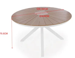 Lone Havebord - Ø: 130 cm