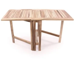 Lærke teak Butterfly bord 65x130 cm