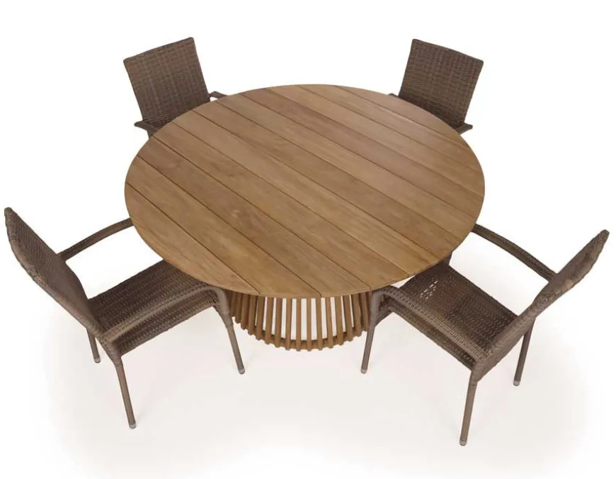 Luna 150 Geneve Dusty Teak Havemøbelsæt