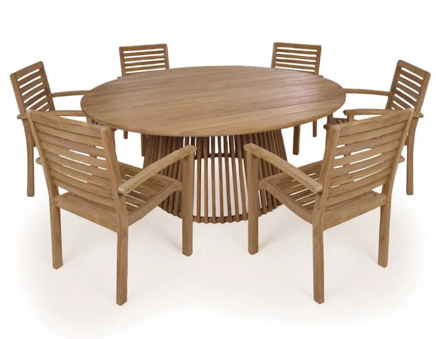 Luna 180 Pala Teak Havemøbelsæt