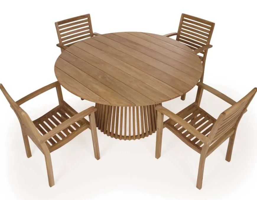 Luna 150 Pala Teak Havemøbelsæt