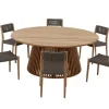 Luna Alana Teak Havemøbelsæt - Ø180 cm