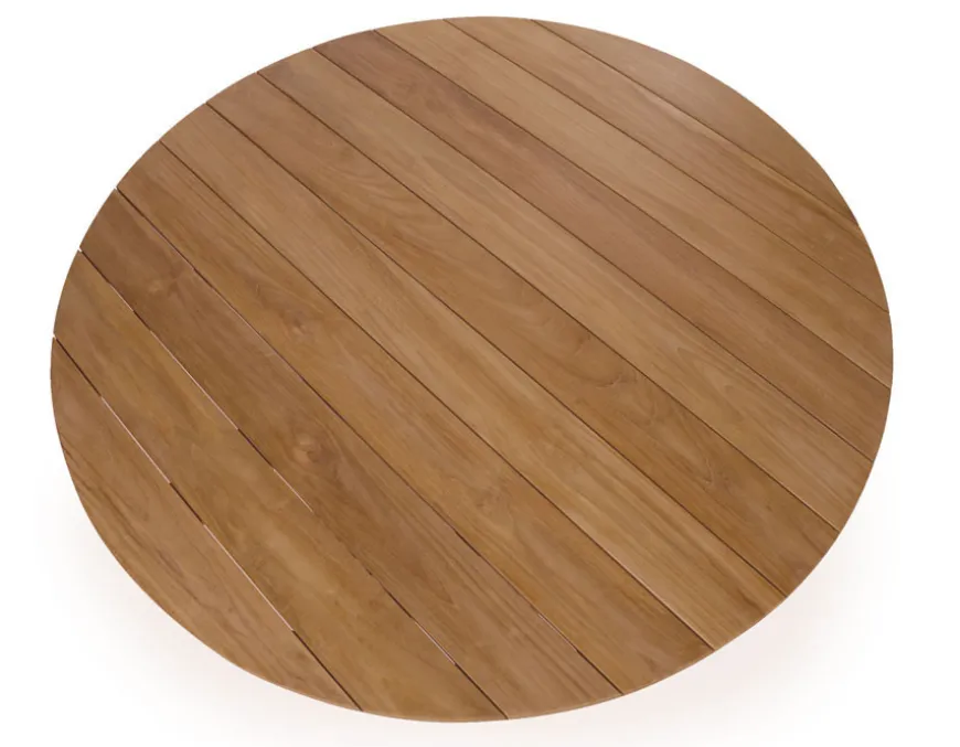 Luna Manja Teak havemøbelsæt m/4 stole - Ø150 cm