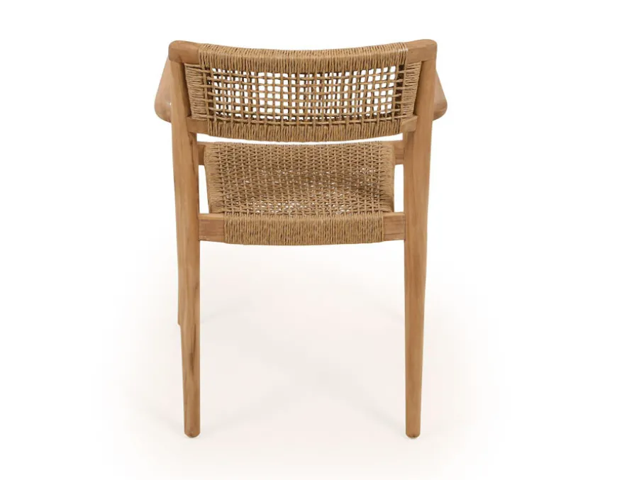 Luna Manja Teak havemøbelsæt m/4 stole - Ø150 cm