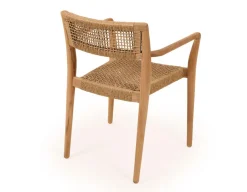 Luna Manja Teak havemøbelsæt m/6 stole - Ø180 cm