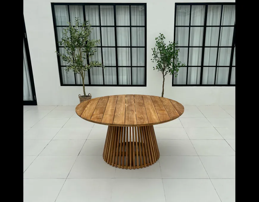Luna Teak Havebord - Ø 150 cm
