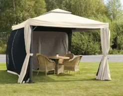 Luxus Pavillon 3x3 meter - Hvid