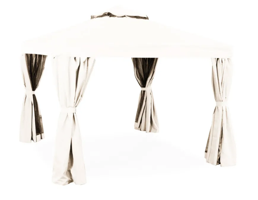 Luxus Pavillon 3x3 meter - Hvid