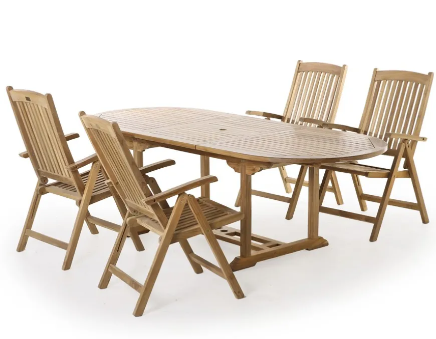 Madrid Luksus teak Havemøbelsæt
