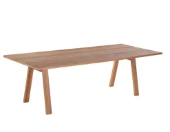 Mako Plankebord 100x240 cm - m/bordben i teak - Skrå