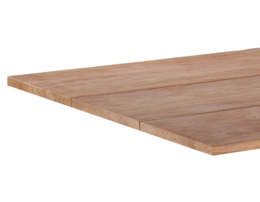 Mako Plankebord 100x240 cm - m/bordben i teak - Kryds