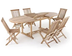 Malaga Køln Teak Havemøbelsæt