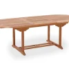 Malaga teak bord - 100x180/240