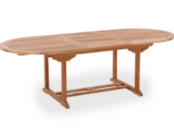 Malaga teak bord - 100x180/240