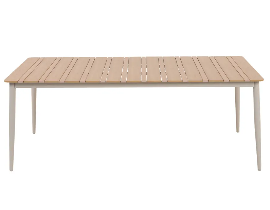 Malmø Andrea Havelmøbelsæt - 100x200 cm - Gråhvid