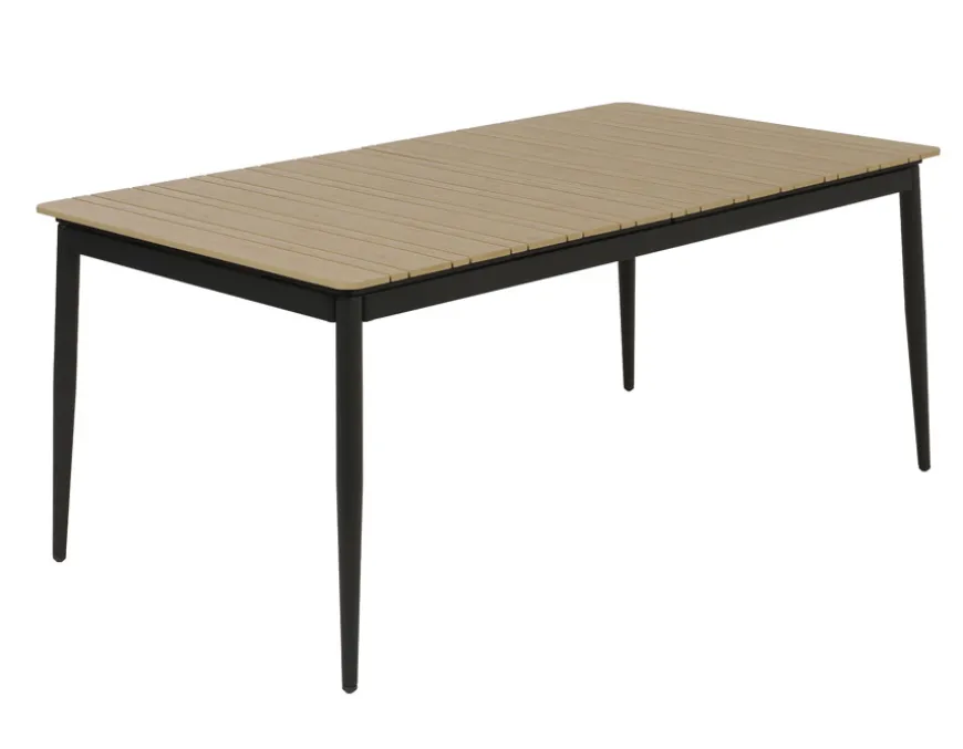Malmø Geneve Havemøbelsæt - 100x180/235 cm - Mørkegrå