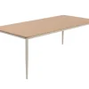 Malmø Havebord - 100x200 cm - Gråhvid