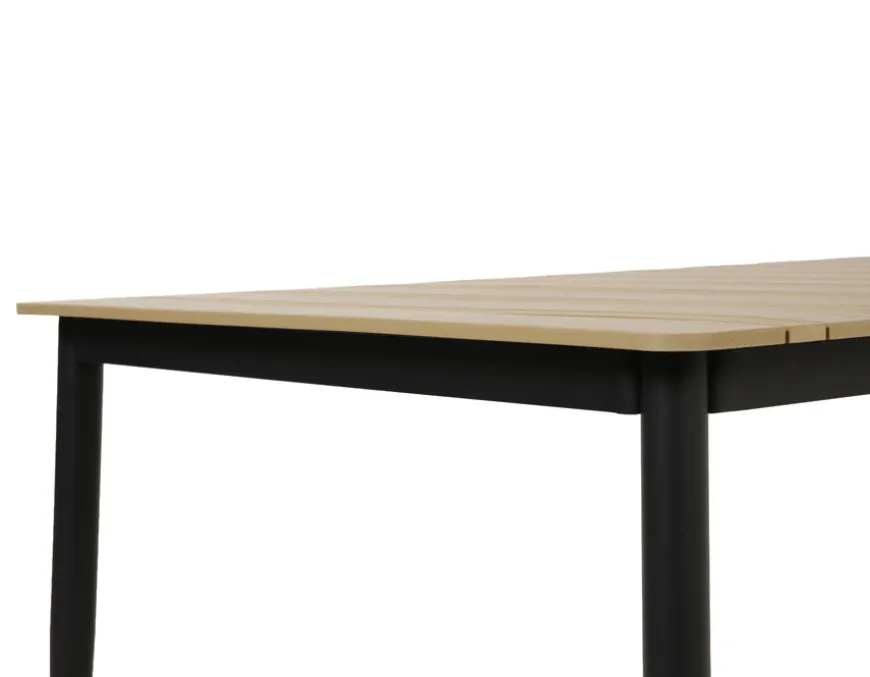 Malmø Havebord - 100x200 cm - Mørkegrå