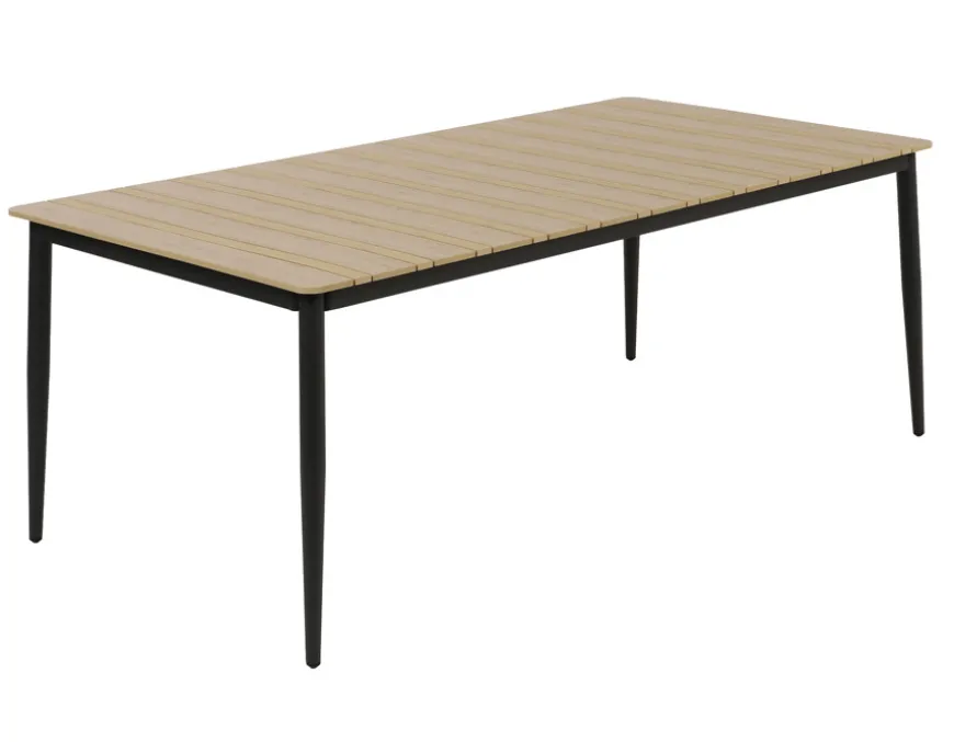 Malmø Havebord - 100x200 cm - Mørkegrå