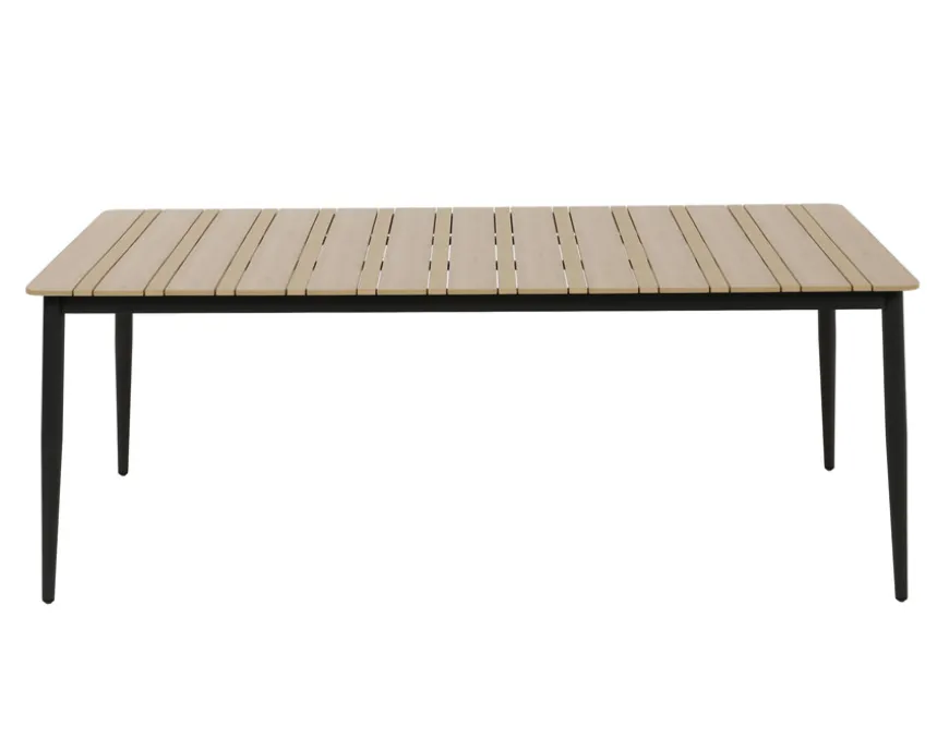 Malmø Havebord - 100x200 cm - Mørkegrå