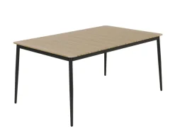 Malmø Havelmøbelsæt m/4 pos. Stole - 100x160 cm - Mørkegrå