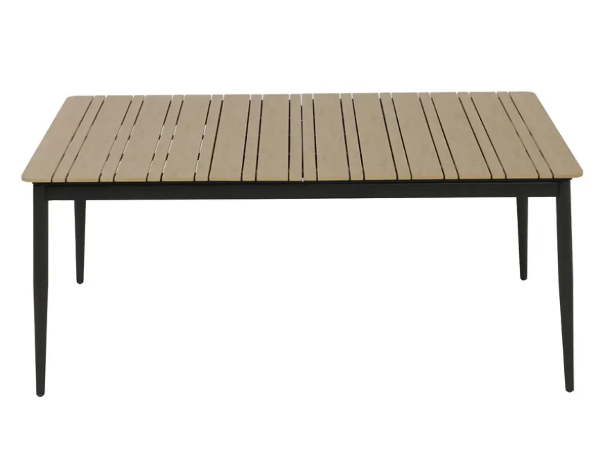 Malmø Havemøbelsæt m/4 pos. stole - 100x180/235 cm - Mørkegrå