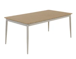 Malmø Sonja Havemøbelsæt - 100x180/235 cm - Gråhvid