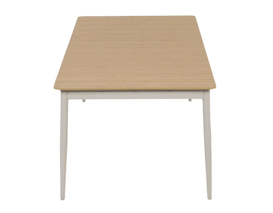 Malmø Sonja Havemøbelsæt - 100x180/235 cm - Gråhvid