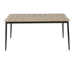 Malmø Sonja Havemøbelsæt - 100x160 cm - Mørkegrå