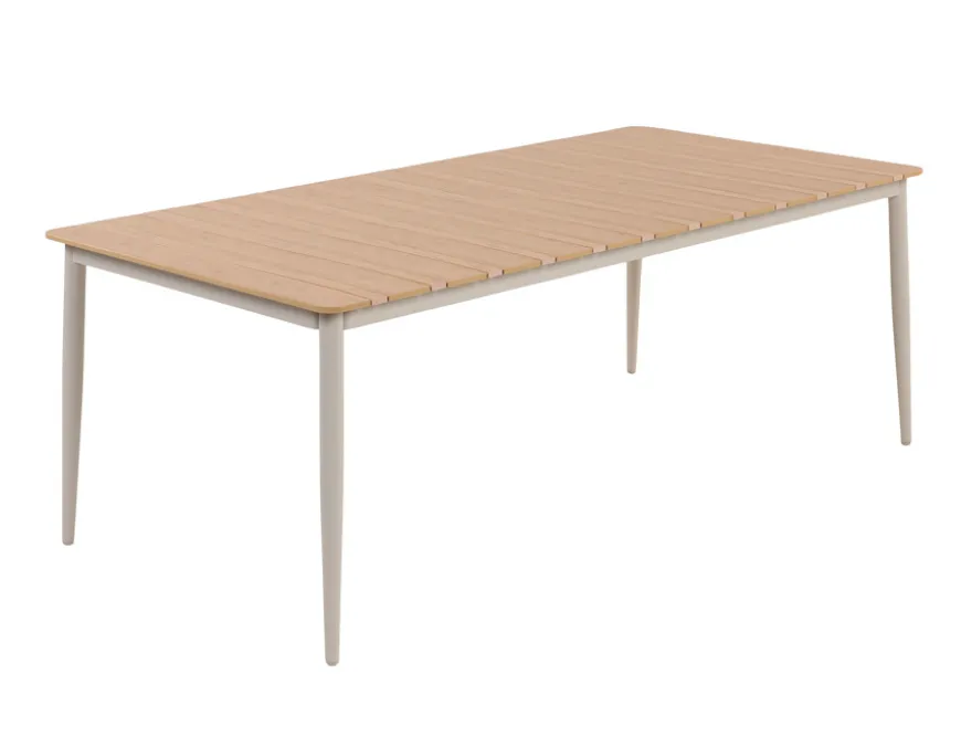 Malmø Svala Havelmøbelsæt - 100x200 cm - Gråhvid